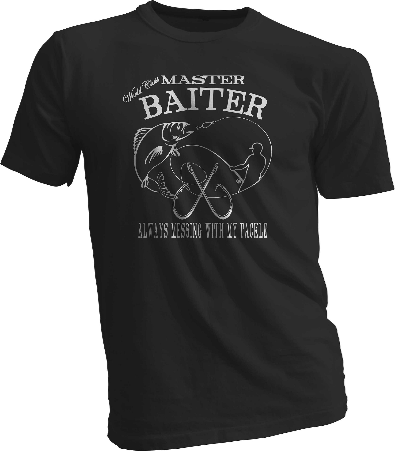 Master Baiter T-Shirt - Funny Fishing Gift –